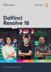 Manuel d’utilisation DaVinci Resolve 18​